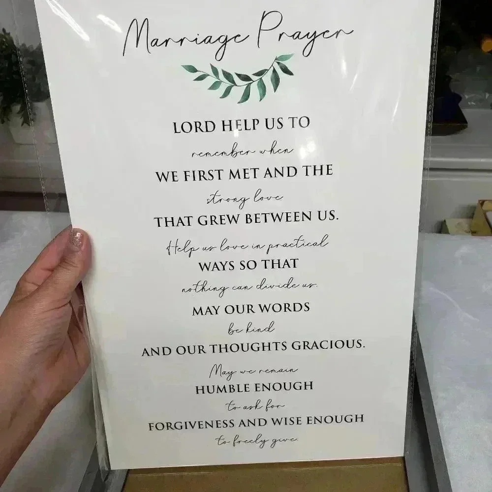 ‎Farmhouse Marriage Prayers frame